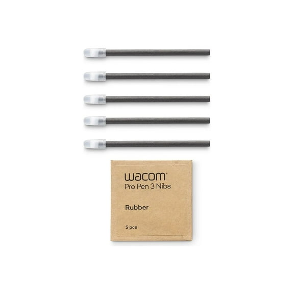 Wacom ACK253010Z Pro Pen 3 Rubber Nibs 5 Pack
