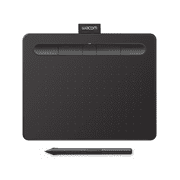Wacom Intuos Wireless Graphics Drawing Tablet with 3 Bonus Software Included, 7.9" X 6.3", Black (CTL4100WLK0) Small (Wireless)