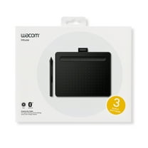Wacom Intuos Wireless Graphics Drawing Tablet with 3 Bonus Software Included, 7.9" X 6.3", Black (CTL4100WLK0) Small (Wireless)