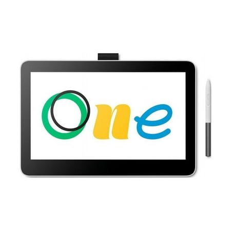 Wacom - One 13 Touch (2023 version) - 13.3" Pen & Touch Display Drawing Tablet - White
