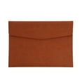 thumbnail image 1 of Wadada 1 Piece PU Leather File Folders A4 Document Holder File Envelope Waterproof Portfolio Filing File Organizer forPaper Letter Stationery Organizer and Tablet Case PC Sleeve(Brown), 1 of 4