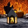 thumbnail image 1 of Wadada 10.5" Halloween Snow Globe, Lighted Musical Glitter Globe, Battery Operated or USB Powered Glitter Lantern for Spooky Halloween Festival Party Home Table Decorations (Black Cat), 1 of 6