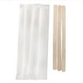 thumbnail image 1 of Wadada 100PCS Wooden Coffee Stirrers, Individually Wrapped, Wooden Beverage Mixer, 7" Coffee Stir Sticks-Biodegradable Eco-Friendly End Disposable coffee stirrer, For Coffee, Cocktail, Hot Drinks, 1 of 9