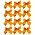 thumbnail image 1 of Wadada 12 Pieces Mini Orange Bows Ribbon Bows Christmas Tree 2 Inches Xmas Bow Knot Decoration for DIY Craft Gift Garland Velvet Boutique Home Fireplace Party Wedding Ornaments Hanging Decor, 1 of 6