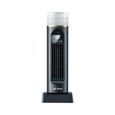 Wadada 13.5" Tower Fan, Oscillating Table Spray Fan with Remote Control, Portable Small Desk Fan, Adjustable 6 Speeds, 6 Timer, Personal Quiet Cooling Bladeless Fan For Bedroom Office Desktop