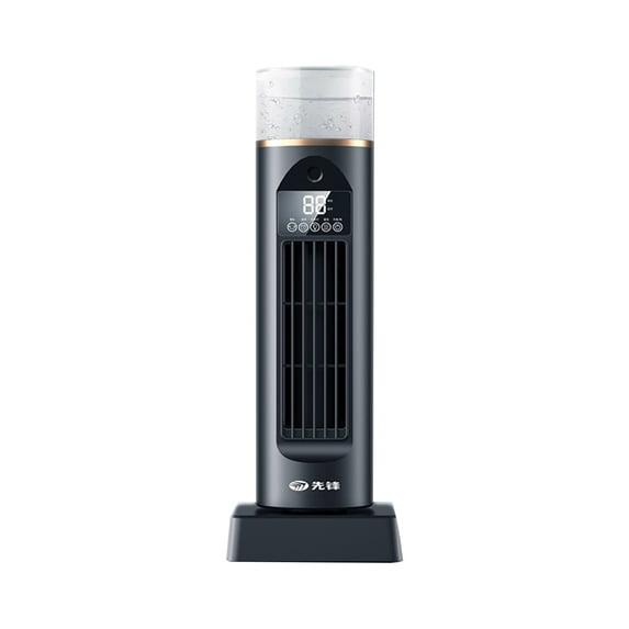 Wadada 13.5" Tower Fan, Oscillating Table Spray Fan with Remote Control, Portable Small Desk Fan, Adjustable 6 Speeds, 6 Timer, Personal Quiet Cooling Bladeless Fan For Bedroom Office Desktop