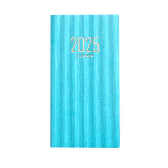 Wadada 2025 Planner - Monthly Planner/Calendar 2025, JAN. 2025 - DEC. 2025, 6.8" x 6.8", 12 Monthly Planner with Tabs & Pocket, Flexible Cover, Twin-Wire Binding, Thick Paper - Sky Blue