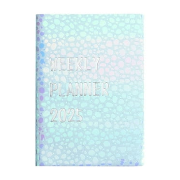 Wadada 2025 Planner (Small Size 4.1''x 3.1'' Hardcover) - Daily Weekly and Monthly Calendar Agenda 2025 Appointment Book with Hourly Time Slots, Monthly Tabs, 64 Sheets - Blue