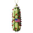 thumbnail image 1 of Wadada 2D Christmas Decorations, Acrylic Pickle Christmas Tree Hanging Ornament, Cucumber Shape Ornaments, Cute Mini Cucumber Christmas Pendant, Holiday Parties and Christmas Decorations, 1 of 5