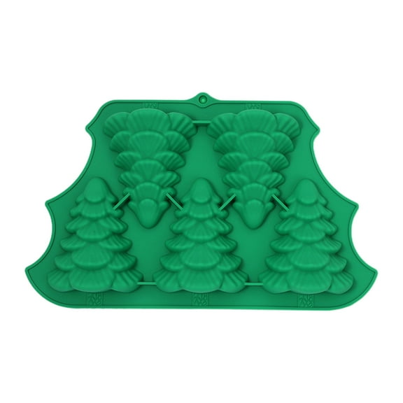 Wadada 3D Christmas Tree Silicone Mold, Xmas Tree Pan Silicone Molds Christmas Cake Mold for Mousse Cake Muffin Baking, Ice Cube, Jello, Chocolate, Soap, Lotion Bar, Bath Bomb, Candle, Home Decor