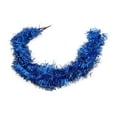 thumbnail image 1 of Wadada 5.9FT Christmas Tinsel Garland,Blue Shiny Metallic Foil Decorations for Parade Floats, Halloween, Christmas Tree, New Year Parties,Birthday Party,Indoor and Outdoor Disco Party Supplies, 1 of 3
