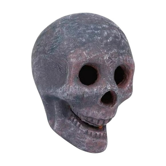 Wadada Ceramic Skulls for Fire Pit, Durable Reusable Fireproof Fire Pit Skull Stone for Gas, Propane, Wood Fires, Outdoor Halloween Skull Fire Pit Stones for Outside Bonfire Campfire Fireplaces
