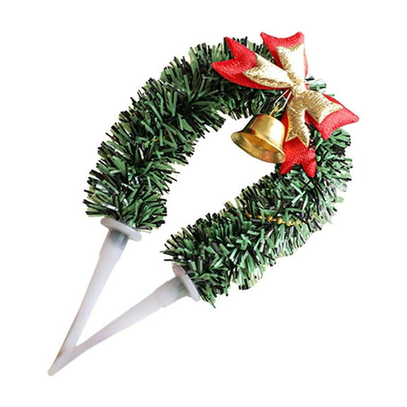 Wadada Christmas Cupcake Toppers Santa Claus Tree Snowman Cake Topper DIY Cake Insert Topper Christmas Toothpick Flags Cake Decorations for Christmas Party Holiday Supplies (1PCS)