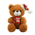 thumbnail image 1 of Wadada Christmas Cute Bear Stuffed Animal - Christmas Plush Gifts for Kids, 8" Soft Christmas Toy Party Holiday Bear with Santa Hat & Tree, Baby's First Christmas Bear Birthday Xmas Gifts Ideas, 1 of 6