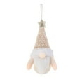 thumbnail image 1 of Wadada Christmas Faceless Gnomes, Christmas Tree Hanging Gnome Ornaments, Hanging Ornament Doll Decor for Home, Mini Plush Santa Elf Christmas Decorations, Stripes and Snowflakes Theme Gnomes 7", 1 of 1
