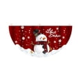 thumbnail image 1 of Wadada Christmas Flag Outdoor Bunting Flags Christmas Half Fan Flag Banner for Outdoor Christmas Party Garden Patio Decoration with Canvas Header and Metal Grommet for Christmas Banner, 1 of 6