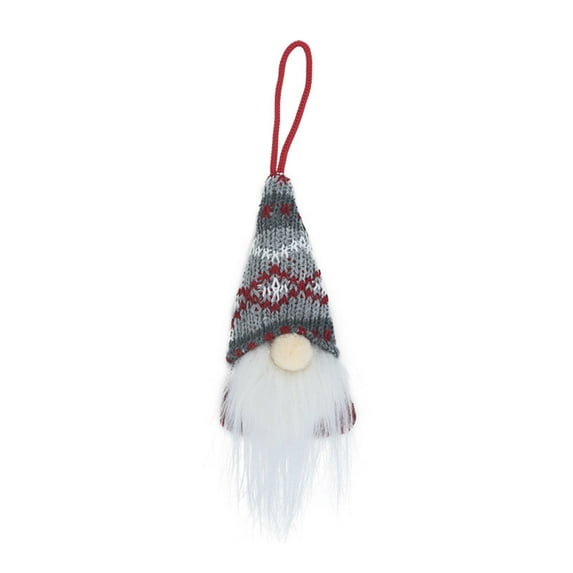 Wadada Christmas Gnomes Ornaments Doll Christmas Tree Hanging Ornaments Handmade Swedish Tomte Decorations Plush Scandinavian Santa Elf Hanging Dolls for Christmas Holiday Party Decorations (6")