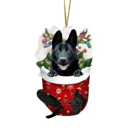 Golden Retriever Gifts Christmas Tree Ornament Dog Sitting On The