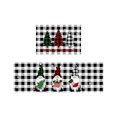 thumbnail image 1 of Wadada Christmas Kitchen Rugs and Mats Set of 2, Plaid Christmas Kitchen Decor, Farmhouse Xmas Trees Gnome Anti Fatigue Mats for Floor Decorations, Christmas Rug Mat Winter Home Decor 15"x23"+15"x47", 1 of 6