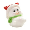 thumbnail image 1 of Wadada Christmas Miniature Figurines mini Santa Resin Christmas Village House Set Micro Landscape Ornaments Snowman Elk Xmas Miniature Figurines for Garden Accessories Dollhouse Decoration, 1 of 6