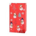thumbnail image 1 of Wadada Christmas Party Favor Bags, Xmas Party Goodie Treat Bags for Kids, Holiday Candy Bags Colorful Paper Gift Bags for Christmas Winter Birthday Party Favor Supplies, 1 of 6