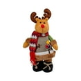 thumbnail image 1 of Wadada Christmas Shelf Sitters Plush Santa Snowman Decorations Reindeer Christmas Table Fireplace Decorations Xmas Sitting Figurines Ornament for Indoor Home Decor (Elk), 1 of 6