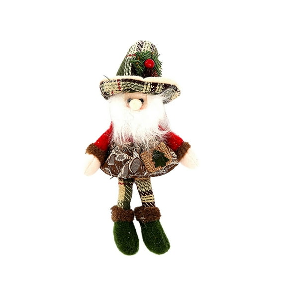 Wadada Christmas Shelf Sitters Plush Santa Snowman Decorations Reindeer Christmas Table Fireplace Decorations Xmas Sitting Figurines Ornament for Indoor Home Decor ()