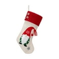 thumbnail image 1 of Wadada Christmas Stockings Personalized 3D Gnomes Santa Christmas Stockings Red and White Felt Xmas Stocking Fireplace Hanging Gift Bags for Family Holiday Xmas Party Mantle Decorations, 1 of 1