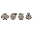 thumbnail image 1 of Wadada Christmas Themed MINI Cookie Cutter Embossing Mold Fondant Stamper Set - 4 Pcs Plastic spring die Biscuits Pastry Cutter Set 3D Cookie Cake Plunger Cutter Baking Mould, 1 of 6