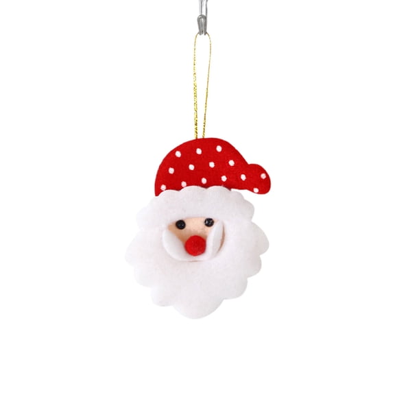 Wadada Christmas Tree Plush Ornaments Plush Star Snowman Santa Claus Bear Hanging Christmas Tree Hanging Doll Ornaments Decorations Xmas Tree Plush Pendant for Party Holiday Xmas Festive Home Decor