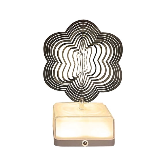 Wadada Decorative Table Lamp, Heart LED Light Winding Cotton Thread Night Lamp for Bedroom, Battery Powered Desk Lamp for Tables Heart Decorations Xmas Home Romantic Bedside Table Lamp (8.2x4 Inch)