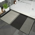 thumbnail image 1 of Wadada Diatomaceous Earth Bath Mat Rugs, Super Absorbent Diatomite Stone Bath Mat, Non Slip Quick Dry Thin Bathroom Mat Fit Under Door, Floor Rugs in Front of Bathtub, Shower Room, Sink(15.7"x23.6"), 1 of 6