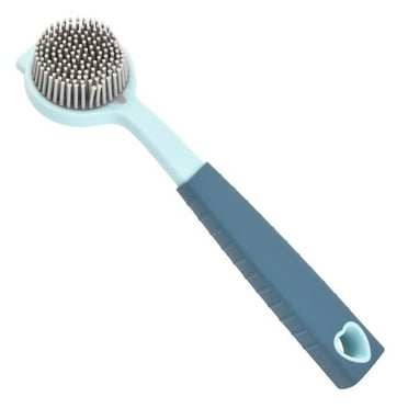Wadada Dish Brush, With Small Steel Wire Brush and Pan Scraper, Home Kitchen Scrub Brushes with Long Handle for Household Cleaning Dishes, Pots, Stovetop, Grill, Sink Scrubber (1-Pack)