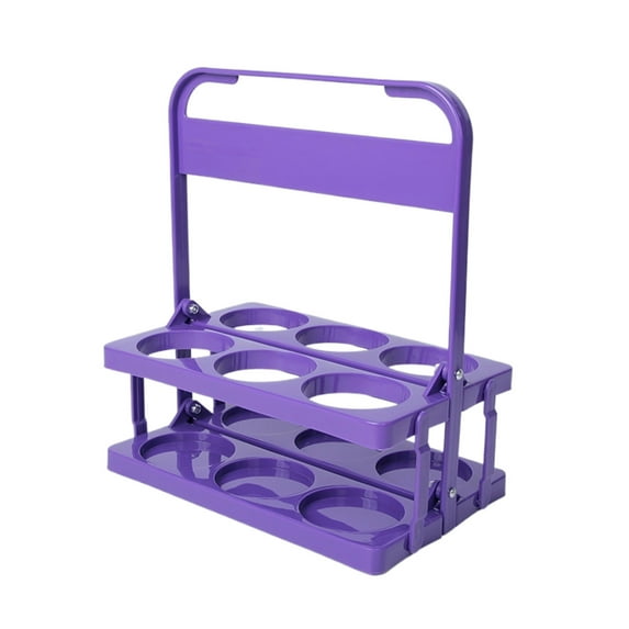 Wadada Drink Carrier with Handle, Plastic Cup Carriers for Drinks, Drink Holder for Car, Uber/Doordash Accessories, Portable Foldable Reusable Mobile, Use for Food Delivery Bag