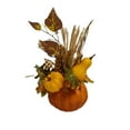 thumbnail image 1 of Wadada Fall Decor - Fall Decorations for Home - Artificial Pumpkin Sunflower and Maple Leaf Berry Pine Cone Bouquet for Thanksgiving Harvest Autumn Tabletop Home Kitchen Decor, 1 of 6