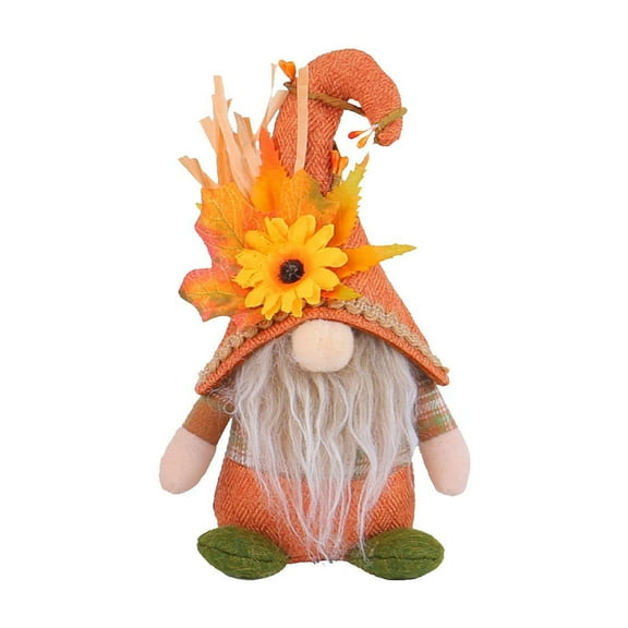 Wadada Fall Gnomes Plush Thanksgiving Decorations Handmade Swedish Tomte Doll Mr and Mrs Scandinavian Gnomes Autumn Plush Gnome Decor Thanksgiving Day Table Ornaments