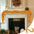 thumbnail image 1 of Wadada Fall Maple Leaves Garland for Mantel, 6.56 Ft Autumn Garland for Indoor Outdoor Porch Thanksgiving Decor, 1 of 8