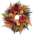 thumbnail image 1 of Wadada Fall Wreath 20’’ Autumn Front Door Wreath Harvest Wreath with Sunflower Pumpkins Berries Maple Leaves Daisies for Outside Indoor Home Wall Festival Thanksgiving Autumn Farmhouse Decor, 1 of 5