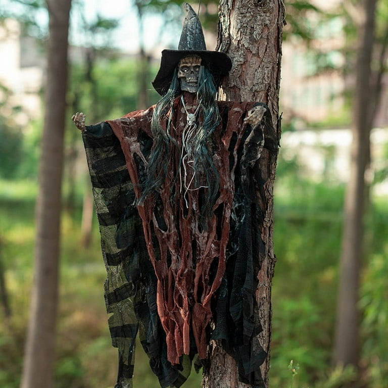 Scary Ghost Decor Animatronics Haunted House Prop Outdoor Halloween Decorations Scary Ghost Decor Animatronics Haunted House Prop Outdoor Halloween Decorations