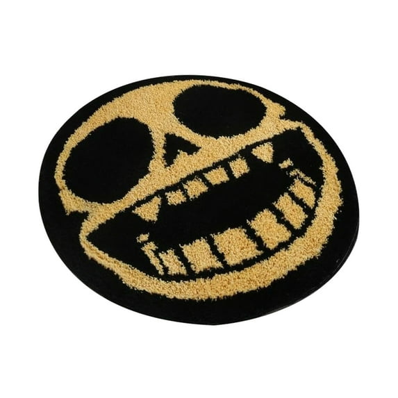 Wadada Halloween Bath Rug, Spider Web Ghost Pattern Bath Mat, Non Slip Shower Rugs Foot Mat Front Door Mat, Carpet Floor Rug for Home Kitchen Bedroom Bathroom Living Room Decor