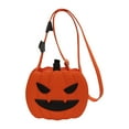 thumbnail image 1 of Wadada Halloween Purse Pumpkin Purse Crossbody Bag Novelty Devil Shoulder Bag PU Leather Halloween Pumpkin Crossbody Purse, 1 of 9