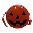 thumbnail image 1 of Wadada Halloween Purse Pumpkin Purse Crossbody Bag Novelty Devil Shoulder Bag Plastic Halloween Pumpkin Crossbody Purse, 1 of 9