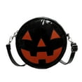thumbnail image 1 of Wadada Halloween Purse Pumpkin Purse Crossbody Bag Novelty Devil Shoulder Bag Plastic Halloween Pumpkin Crossbody Purse, 1 of 9