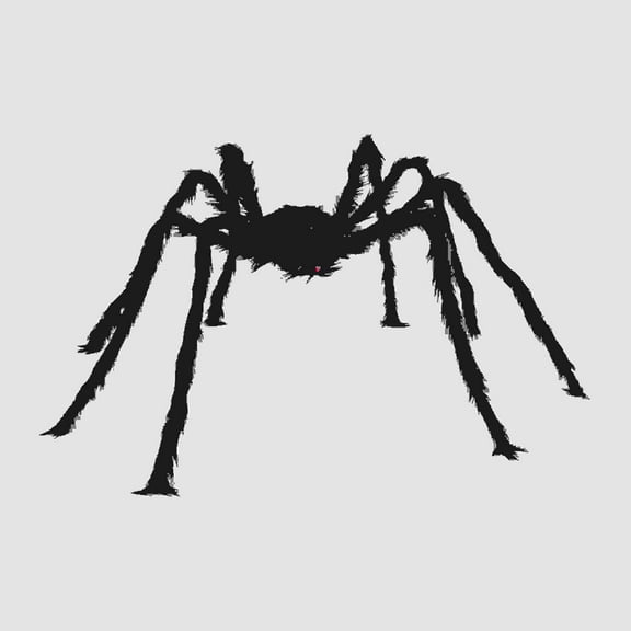 Wadada Halloween Spider Decoration, 78.7 Inch Giant Spider for Indoor Outdoor Halloween Decorations Yard Party, Plush Spider Halloween Decorations Simulation Spider for Haunted House Prop