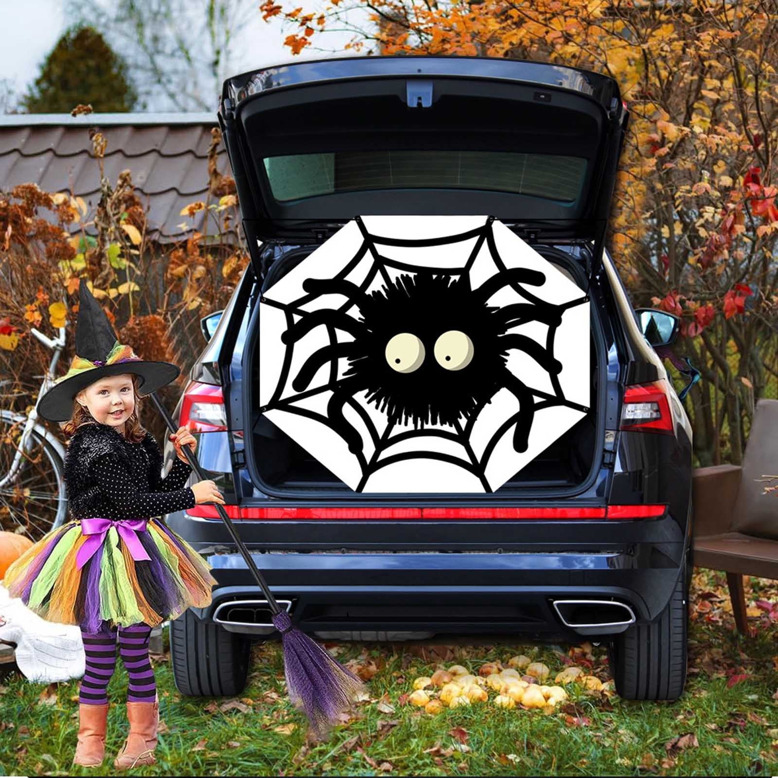 Halloween Vinyl Decal Spooky Black Cat Sticker - For Car Windows, Walls ...