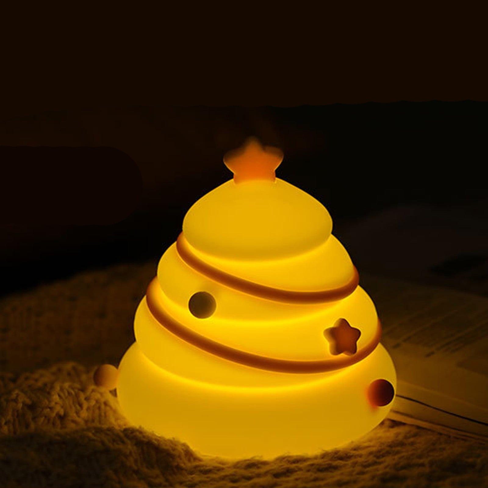 Wadada LED Cute Small Christmas Tree Night Lights, Cute Stuff for