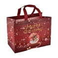 thumbnail image 1 of Wadada Large Christmas Gift Bags, Reusable Christmas Bags for Gifts,Christmas Tote Bags with Handles,6.7"×12.6"×9.8" Xmas Gift Bags for Christmas Presents,Holiday Gift Bags for Shopping, Party Favor, 1 of 5