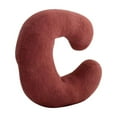 thumbnail image 1 of Wadada Letter Plush Pillow, Letter Hugging Throw Pillows, Decorative Initial Letter Shaped Throw Pillows for Bed Couch, Letter Pillows English Alphabet A to Z for Sofa Bedroom Living Room Decor (C), 1 of 9