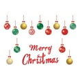 thumbnail image 1 of Wadada Merry Christmas Refrigerator Magnet Decorative Red Christmas Ball Snowflake Fridge Decorations Christmas Magnets Decals for Xmas Car Garage Metal Door Cabinet Refrigerator Decor, 1 of 8