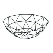 Wadada Metal Wire Fruit Bowl, Iron Arts Fruit Storage Baskets for Kitchen Counter, Countertop, Home Decor, Table Centerpiece Decorative hold Vegetables, Bread, Snacks, Potpourris
